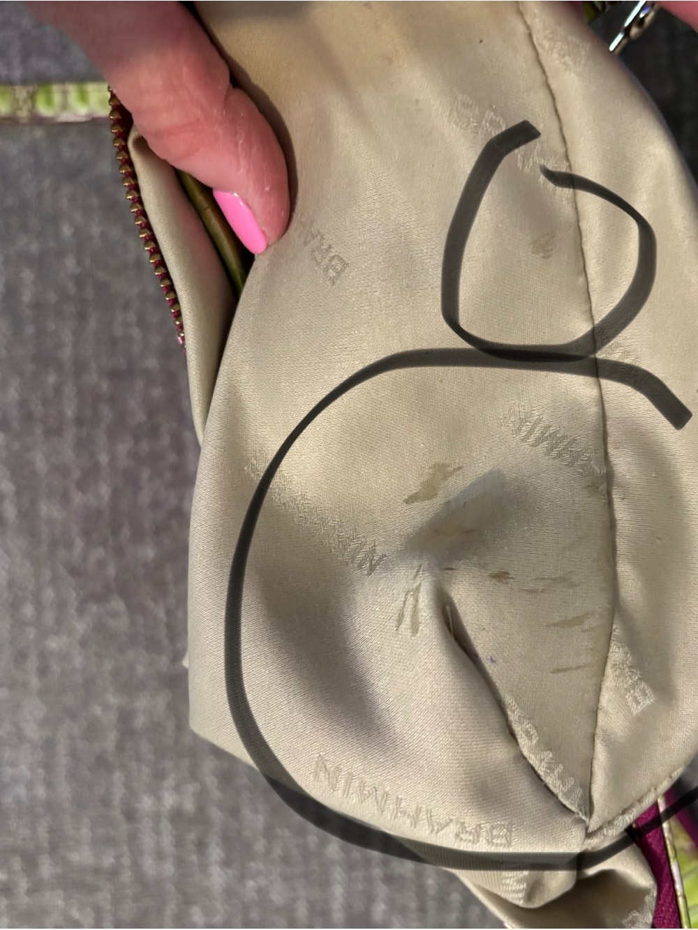 🌟Brahmin🌟 Limeade Ombré Melbourne Katie Crossbody and Credit Card Wallet - Picture 8 of 16
